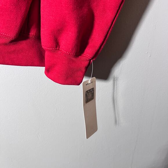 Atlanta Falcons Hoodie Men’s M Red NFL Team Apparel Fleece Pullover NWT - Picture 7 of 9